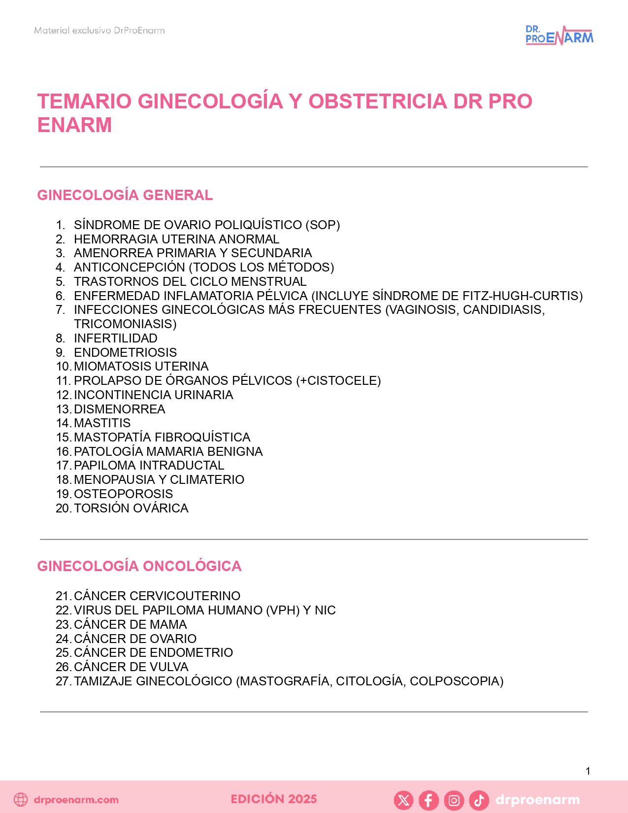 Resumen Gineco-Obstetricia 1